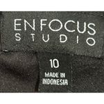 Enfocus Studio Women's Hunter Green Sleeveless Stretchy Wrap Look Dress Size 10 Photo 2