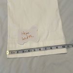 NWT Luvamia szM white wide leg slight flare elastic waist zip front pants White Size M Photo 13