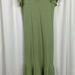 Z Supply  Green Zella Cotton Slub Midi Dress Sz.S Photo 5