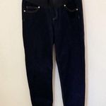Savi Parker Maternity Jeans Size 29 NEW Dark Blue Wash Low Panel Stretch Waist Photo 0