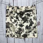 Alfani Woman NWT Sz 20W Cream - Gray Abstract Floral Print Straight Pencil Skirt Photo 0
