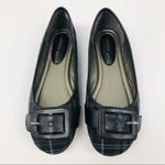 Madden Girl Black Plaid Flats With Buckle Size 7 M Photo 1