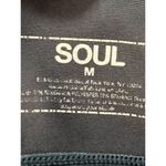 SoulCycle Women’s Camo Sports Bra Soul Logo Racerback Black Gray Size Medium Photo 2
