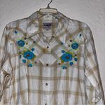 Vintage Roper Women's Plaid Pearl Snap Western Shirt Size 1X Photo 3