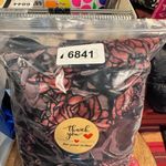 Leith Burnout Velvet Whimsigoth Fairy Dress Womens Medium Black Pink Rayon Photo 11