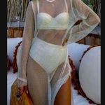 ZARA BLOGGER’S FAV|  SILVER RHINESTONE MESH DRESS Photo 5