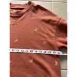 Madewell Sweatshirt Womens Small Rust Embroidered Bow Crewneck Preppy Lounge Photo 6