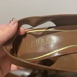 Lauren Ralph Lauren women brown shoes open toe size 8 Brown Photo 1