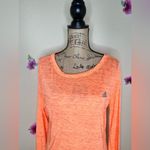 Adidas  Lightweight Heathered Orange Top Photo 6