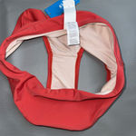 Cupshe ‎ Women's Red Bikini Bottoms Size M Solid Swimwear Photo 4