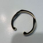 Shiraleah Chicago Gold Tone & Black Twisted Cuff Bracelet, New On Card Photo 1