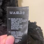 Reiss Womens  Bibi Black and Silver Fabric Appliqué Mini Dress Photo 6