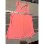 DSG Coral Pink Racerback Tank Top with Tie Front Women's Size S Athletic Fit Photo 3