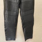 7 For All Mankind NWT Faux Leather Moto Leggings Size XL Photo 2
