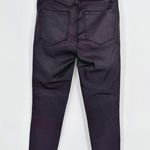 Kut From The Kloth Mia Fab Toothpick Skinny Jeans Coated Purple Women's 4 Photo 5