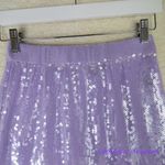 Free People New! x EastNWestLabel Sequin Tassel Mini Half Slip purple, size M Photo 2