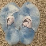 Loft NWT Fuzzy Blue Slippers Photo 1