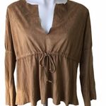 Baby Phat faux suede baby doll top Photo 3