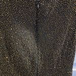 Vintage Bieff Basix Black Silk Short Sleeve Retro gold Beaded Midi Dress 6 Photo 10