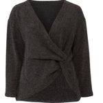 Rachel Roy ARMY Leigha Twist Front Sweater, Surplice V-Neck Size L New w/Tag Photo 10