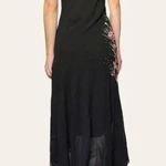 Alex Evenings 90s vintage beaded chiffon cowl neck maxi dress whimsigoth fairy Photo 5