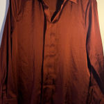 Allegra K  women’s Rust Button Down Shirt Photo 0