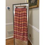 C Est 1946 Women's Orange Geometric Wide Leg Rayon Photo 2