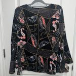 Violet+Claire Women’s Bell Sleeve Paisley V-Neck Blouse Size Large Photo 1