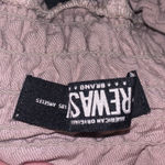 REWASH  Wide Leg Split Flowy Mauve Pants Size L Cargo Photo 6