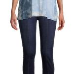 Time & Tru Womens Tie Dye Blue Maternity Smock Top Size Large 12-14 New Photo 3