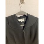 Giorgio Armani  Le Collezioni Virgin Wool Women’s Full Zip Black Blazer Photo 2