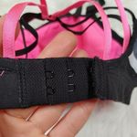 Victoria's Secret  VSX Sport Neon Pink Black Sportsbra Size 36B Cross Back Gym Photo 3