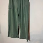PINK - Victoria's Secret Victoria’s Secret PINK Parachute Cargo Trouser Pants Fresh Forest Green Large Photo 4