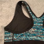 Nike Pro Women's Sports Bra - Black and Teal Photo 4