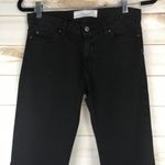 IRO  Freddy Black Flare Fringe Jeans Low Rise Photo 5