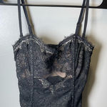 Victoria's Secret  Women's Black Lace Corset Bra‎ Top Size 34B Photo 0