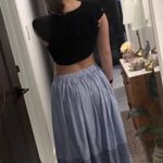 Victoria and Sophia Black Crop Top Photo 2