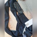 Good American NWT  Swim Bottom Black Ribbed Mid Rise Better Bikini “2” Medium Photo 4