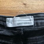 RSQ  size 0 black denim jean shorts‎ Photo 2