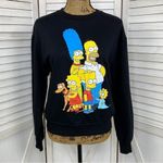 ZARA  The Simpsons Graphic Print Sweatshirt Black Small Photo 1
