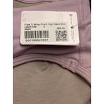 Lululemon  Flow Y Wrap Front Bra Size 6 High Neck PKPI Pink Nulu New w/tag Photo 2