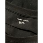 Eileen Fisher  Traceable Organic Cotton Crewneck Long Sleeve Mini Dress Black XS Photo 4