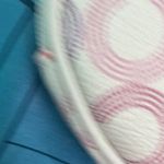 Coach  Circle Pattern Coin Pouch in Pink and Purple Photo 2