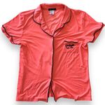 Not Tired Women’s Small “Good Nighty” Collared Button Down Pajama Sleep Top Photo 0