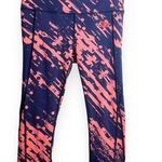 The North Face  Pulse Capri Tights in Neon Peach Paintball Print Size S Photo 2