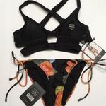 INSIGHT bondage and Tangerine Rose bikini set. NWT Black Photo 4