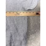 Quince Women 100% European Linen Short Sleeve Shirt Blue Pinstripe Sleeved Top L Photo 4