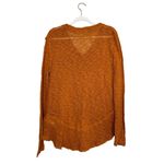 Free People Ocean Air Hacci Top Size Small Lightweight Sweater Rust Orange Photo 5