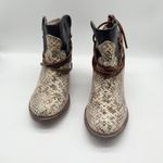 FREEBIRD by Steven Freebird Casey Snake Print Leather Lace Women's Boots Size US 9 Photo 8