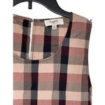 Hayden LA‎ Women Dress Embroidered Floral Plaid Sleeveless Multicolor Small Brown Photo 4